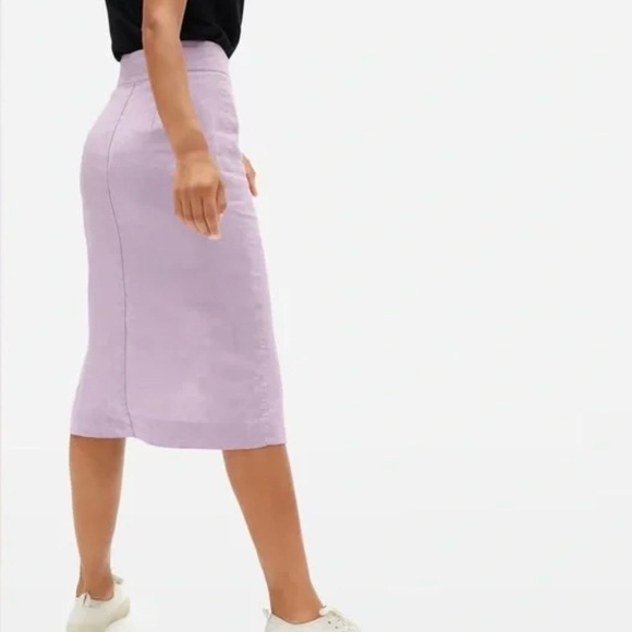 Everlane Light Purple Pencil Skirt - Picture 2 of 6